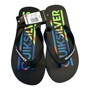 Quiksilver Flip-flops AQBL100039 Black Size 4 (36) Brand New